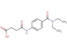 4-({4-[(diethylamino)carbonyl]phenyl}amino)-4-oxobutanoic acid