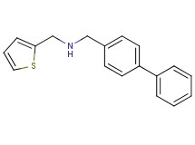 (biphenyl-4-ylmethyl)(2-thienylmethyl)amine hydrochloride