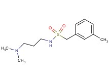 N-[3-(dimethylamino)propyl]-1-(3-methylphenyl)methanesulfonamide