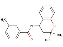 N-(2,2-dimethyl-3,4-dihydro-2H-chromen-4-yl)-3-methylbenzamide