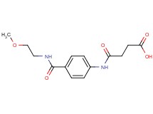 4-[(4-{[(2-methoxyethyl)amino]carbonyl}phenyl)amino]-4-oxobutanoic acid