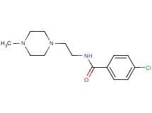 4-chloro-N-[2-(4-methyl-1-piperazinyl)ethyl]benzamide