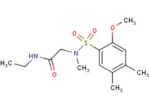 N~1~-ethyl-N~2~-[(2-methoxy-4,5-dimethylphenyl)sulfonyl]-N~2~-methylglycinamide