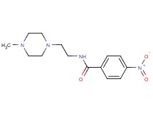 N-[2-(4-methyl-1-piperazinyl)ethyl]-4-nitrobenzamide