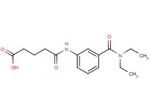 5-({3-[(diethylamino)carbonyl]phenyl}amino)-5-oxopentanoic acid