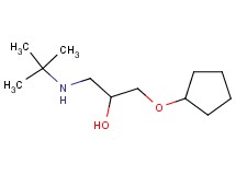 1-(tert-butylamino)-3-(cyclopentyloxy)-2-propanol hydrochloride
