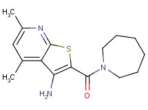 2-(1-azepanylcarbonyl)-4,6-dimethylthieno[2,3-b]pyridin-3-amine