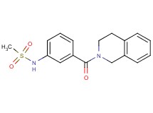 N-[3-(3,4-dihydro-2(1H)-isoquinolinylcarbonyl)phenyl]methanesulfonamide