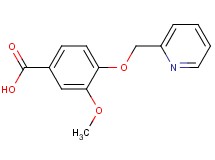3-methoxy-4-(2-pyridinylmethoxy)benzoic acid