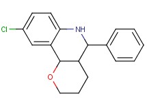 9-chloro-5-phenyl-3,4,4a,5,6,10b-hexahydro-2H-pyrano[3,2-c]quinoline