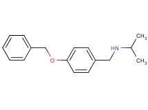 N-[4-(benzyloxy)benzyl]propan-2-amine hydrochloride