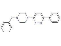 3-(4-benzyl-1-piperazinyl)-6-phenylpyridazine