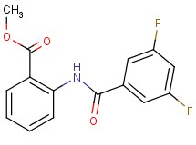 methyl 2-[(3,5-difluorobenzoyl)amino]benzoate