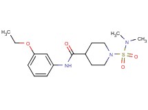 1-[(dimethylamino)sulfonyl]-N-(3-ethoxyphenyl)-4-piperidinecarboxamide