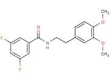 N-[2-(3,4-dimethoxyphenyl)ethyl]-3,5-difluorobenzamide