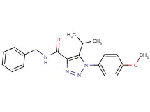 N-benzyl-5-isopropyl-1-(4-methoxyphenyl)-1H-1,2,3-triazole-4-carboxamide