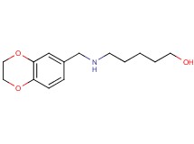 5-[(2,3-dihydro-1,4-benzodioxin-6-ylmethyl)amino]-1-pentanol hydrochloride