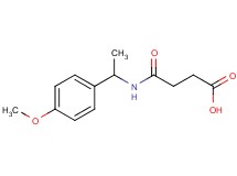 4-{[1-(4-methoxyphenyl)ethyl]amino}-4-oxobutanoic acid