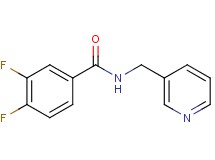 3,4-difluoro-N-(3-pyridinylmethyl)benzamide