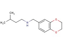 N-(2,3-dihydro-1,4-benzodioxin-6-ylmethyl)-3-methyl-1-butanamine hydrochloride