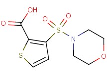 3-(4-morpholinylsulfonyl)-2-thiophenecarboxylic acid