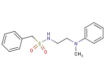 N-{2-[methyl(phenyl)amino]ethyl}-1-phenylmethanesulfonamide