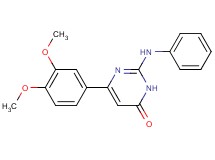 2-anilino-6-(3,4-dimethoxyphenyl)-4(3H)-pyrimidinone