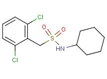 N-cyclohexyl-1-(2,6-dichlorophenyl)methanesulfonamide