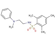 2,4,6-trimethyl-N-{2-[methyl(phenyl)amino]ethyl}benzenesulfonamide