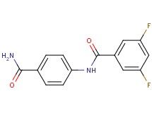 N-[4-(aminocarbonyl)phenyl]-3,5-difluorobenzamide