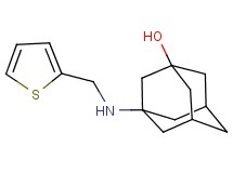 3-[(2-thienylmethyl)amino]-1-adamantanol hydrochloride