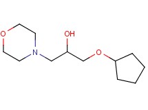 1-(cyclopentyloxy)-3-(4-morpholinyl)-2-propanol hydrochloride