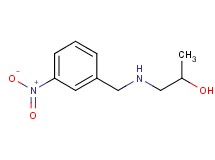 1-[(3-nitrobenzyl)amino]propan-2-ol hydrochloride