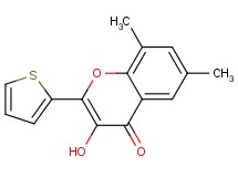 3-hydroxy-6,8-dimethyl-2-(2-thienyl)-4H-chromen-4-one