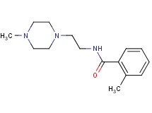 2-methyl-N-[2-(4-methyl-1-piperazinyl)ethyl]benzamide