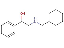 2-[(cyclohexylmethyl)amino]-1-phenylethanol hydrochloride