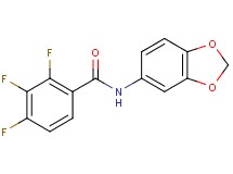 N-1,3-benzodioxol-5-yl-2,3,4-trifluorobenzamide