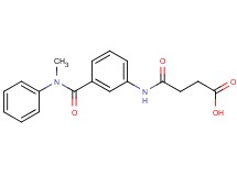 4-[(3-{[methyl(phenyl)amino]carbonyl}phenyl)amino]-4-oxobutanoic acid