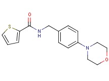 N-[4-(4-morpholinyl)benzyl]-2-thiophenecarboxamide