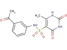 N-(3-acetylphenyl)-6-methyl-2,4-dioxo-1,2,3,4-tetrahydro-5-pyrimidinesulfonamide
