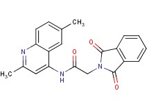 N-(2,6-dimethyl-4-quinolinyl)-2-(1,3-dioxo-1,3-dihydro-2H-isoindol-2-yl)acetamide