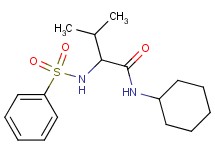 N~1~-cyclohexyl-N~2~-(phenylsulfonyl)valinamide