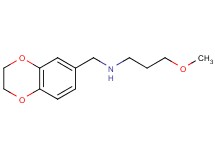 N-(2,3-dihydro-1,4-benzodioxin-6-ylmethyl)-3-methoxy-1-propanamine hydrochloride