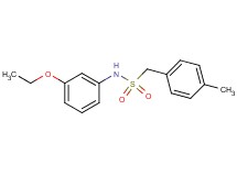 N-(3-ethoxyphenyl)-1-(4-methylphenyl)methanesulfonamide