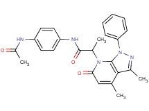 N-[4-(acetylamino)phenyl]-2-(3,4-dimethyl-6-oxo-1-phenyl-1,6-dihydro-7H-pyrazolo[3,4-b]pyridin-7-yl)propanamide