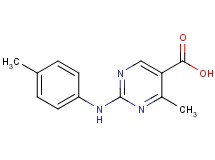 4-methyl-2-[(4-methylphenyl)amino]-5-pyrimidinecarboxylic acid