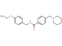 N-(4-ethoxybenzyl)-4-(1-piperidinylmethyl)benzamide