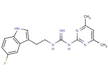 N-(4,6-dimethyl-2-pyrimidinyl)-N'-[2-(5-fluoro-1H-indol-3-yl)ethyl]guanidine