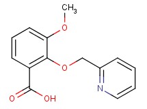 3-methoxy-2-(2-pyridinylmethoxy)benzoic acid