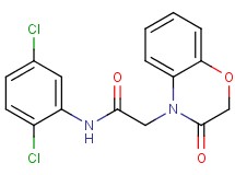 N-(2,5-dichlorophenyl)-2-(3-oxo-2,3-dihydro-4H-1,4-benzoxazin-4-yl)acetamide